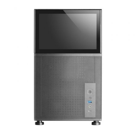 Mars Gaming MC-LCD Negra Mini Tower con Pantalla LCD IPS de 8 pulgadas